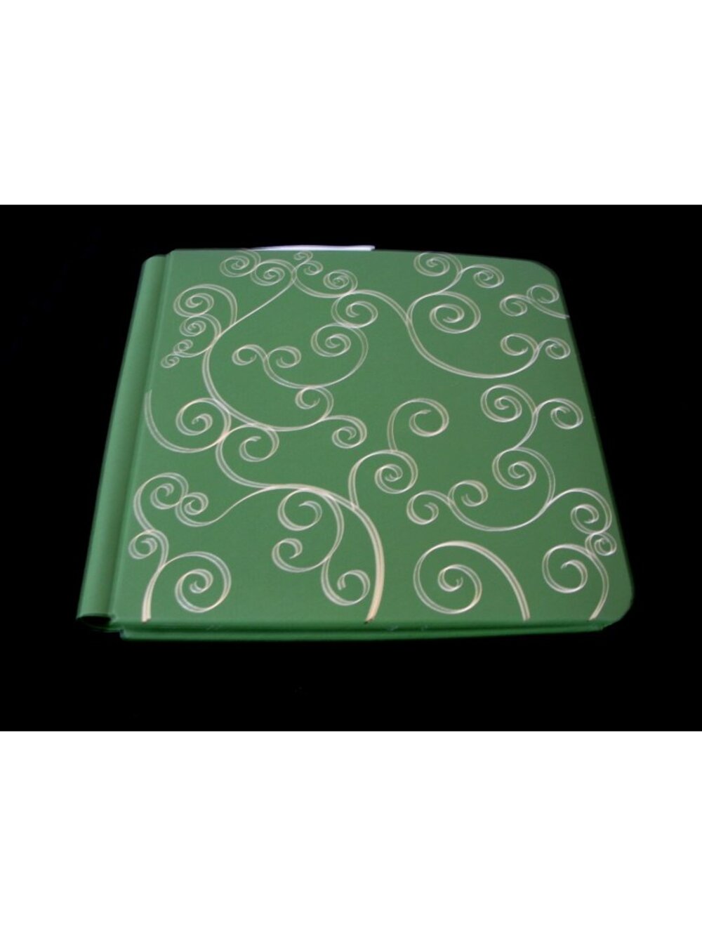 7x7 Green Everlasting with swirls, new Album without pages.